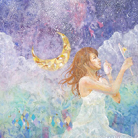 海南百合香の日本画作品「Cosmetic」