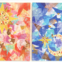 海南百合香の日本画作品「Prism Prison」