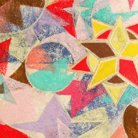 海南百合香の日本画作品「Betelgeuse-ベテルギウス-」