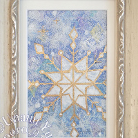 海南百合香の日本画作品「White Daybreak」